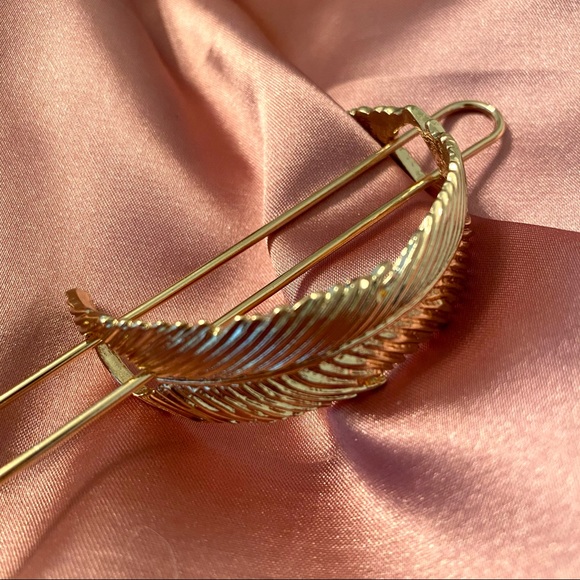 💕Last one Feather Hair Pins Bun Cage - Picture 4 of 8